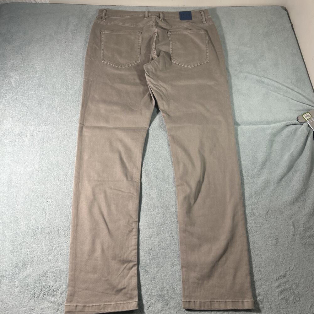 Mugsy Bucks Pants Mens 36x34 Professional Office Belmonts Straight Fit FLX8NBR - Picture 8 of 13
